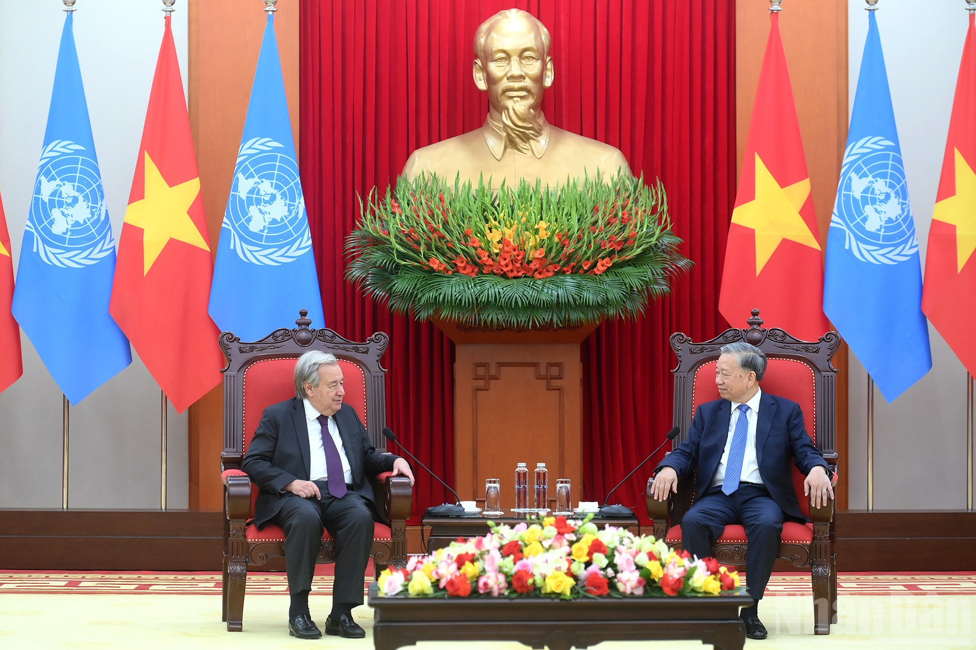 Tổng Bí thư Tô Lâm tiếp Tổng Thư ký Liên hợp quốc Antonio Guterres. ndo_br_a2-bnd-4688.jpg