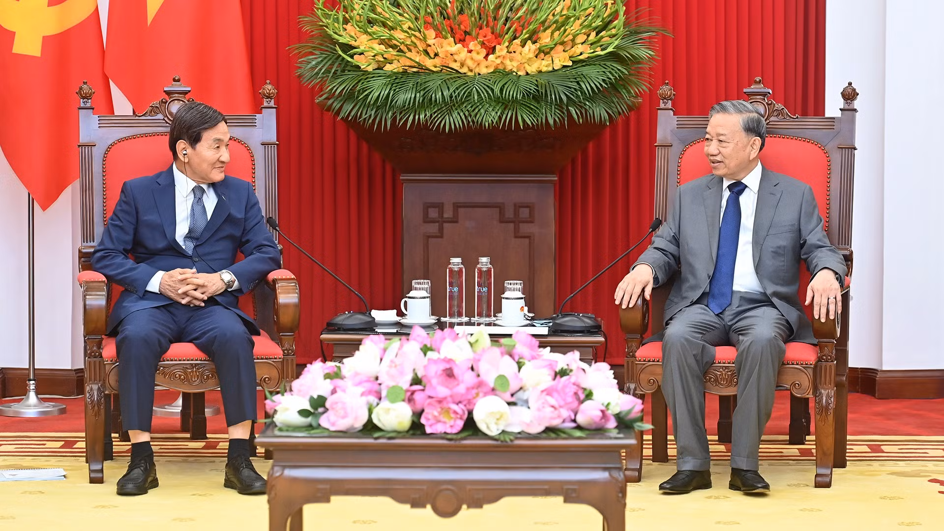 Tổng Bí thư Tô Lâm tiếp ông Park Chang Dal, Đặc phái viên của Tổng thống Hàn Quốc.