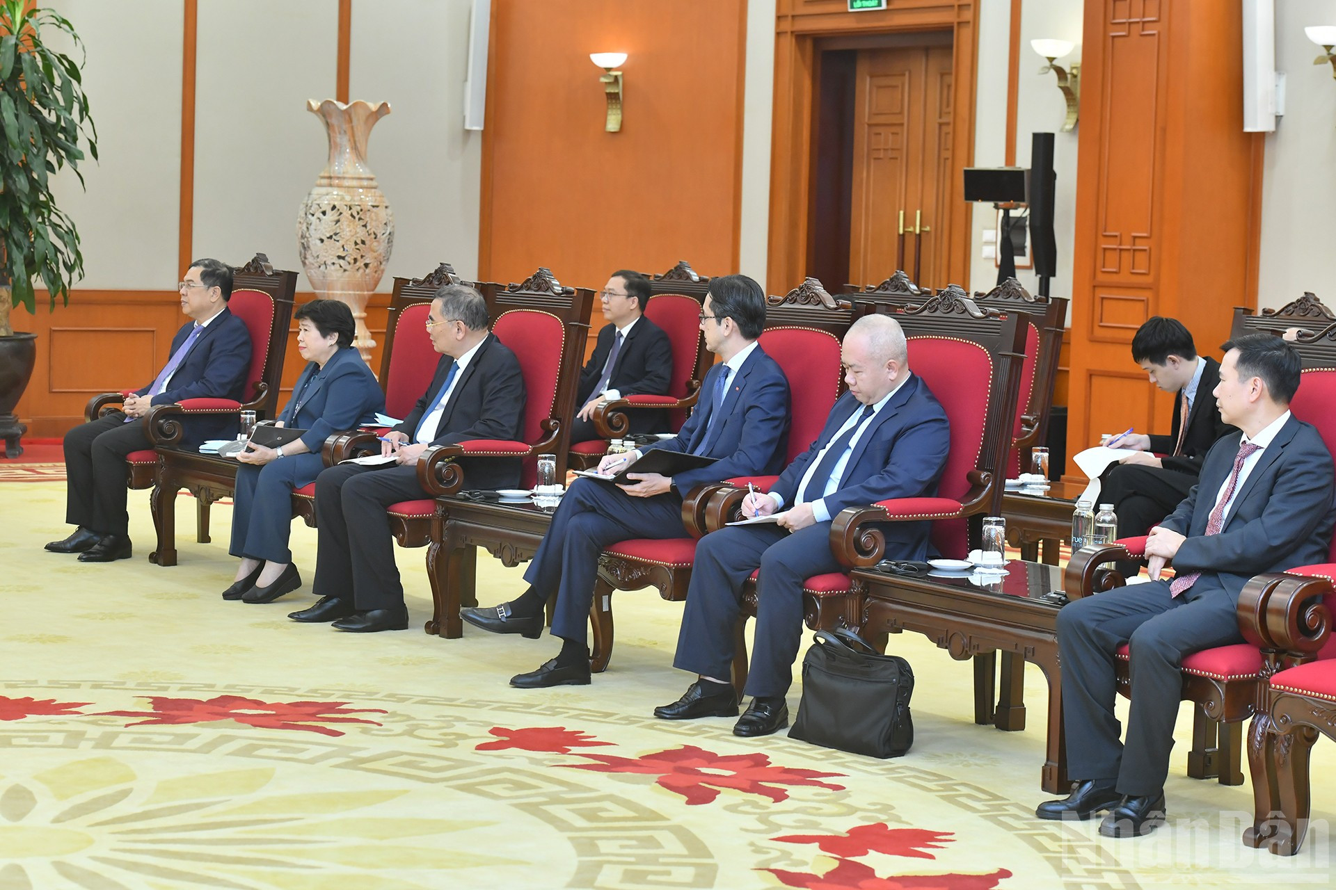 Các đại biểu Việt Nam tham dự buổi tiếp. ndo_br_a6-dsc-2574.jpg