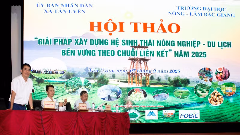 Hội thảo đề xuất nhiều giải pháp giúp Lai Châu xây dựng hệ sinh thái nông nghiệp gắn du lịch xanh và bền vững. 