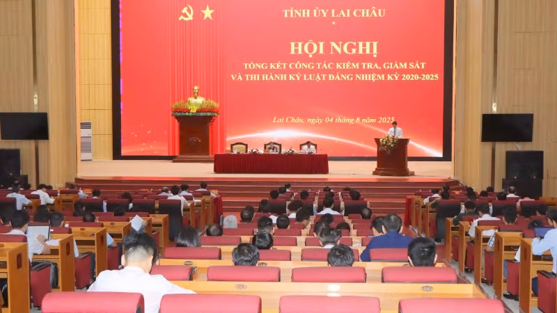 Lai Châu tổng kết công tác kiểm tra, giám sát, thi hành kỷ luật Đảng giai đoạn 2020-2025.