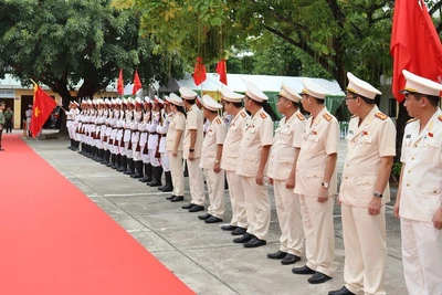 Lực lượng Công an tỉnh Quảng Ngãi đoàn kết, chung sức, đồng lòng, quyết tâm cao, nỗ lực lớn, phấn đấu hoàn thành thắng lợi nhiệm vụ trong tình hình mới.