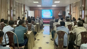 Lớp tập huấn với sự tham gia của nhiều hợp tác xã nông nghiệp tiêu biểu.