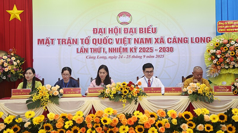 Đại hội đại biểu lần thứ I, Ủy ban Mặt trận Tổ quốc Việt Nam xã Càng Long.