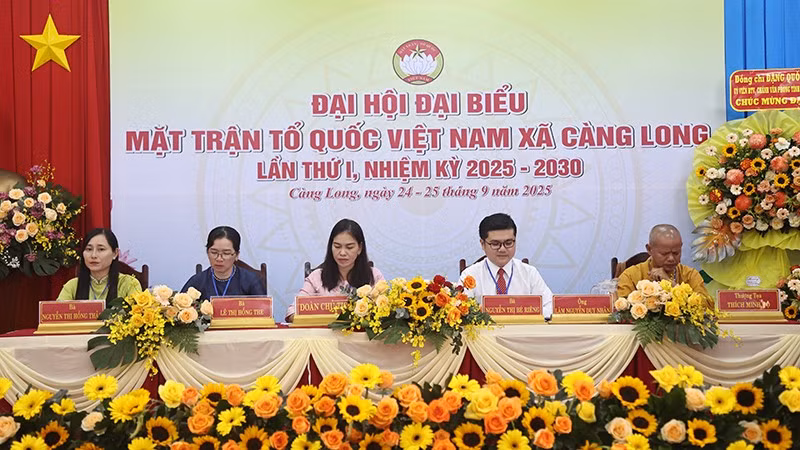Đại hội đại biểu lần thứ I, Ủy ban Mặt trận Tổ quốc Việt Nam xã Càng Long.