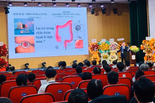 Các đại biểu nghe báo cáo và trao đổi, cập nhật những pháp điều trị mới.
