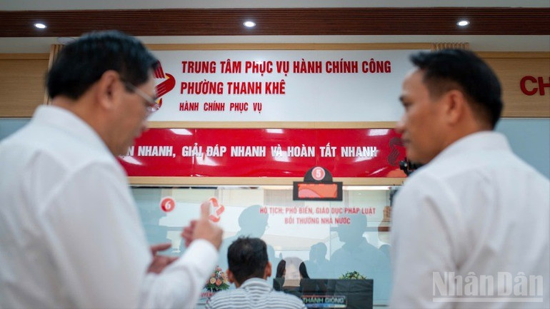 Vận hành thử nghiệm tại Trung tâm phục vụ hành chính công phường Thanh Khê. ndo_br_8fa259b5-fc19-4354-8197-7efd33e8e825-4485.jpg