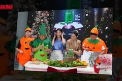 Hoa hậu Thùy Tiên, Hằng Du Mục và Quang Linh Vlogs bán hàng livestream quảng cáo sản phẩm giả đã bị cơ quan chức năng xử lý gần đây. (Ảnh nhandan.vn)