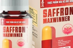 Sản phẩm thực phẩm bảo vệ sức khỏe Saffron Maxwinner do Công ty cổ phần Max Winner công bố. (Ảnh chụp màn hình)