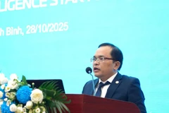 Ông Trần Anh Tú, Phó Cục trưởng, Cục Công nghiệp công nghệ thông tin, Bộ Khoa học và Công nghệ phát biểu tại diễn đàn. (Ảnh: TL)