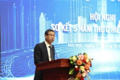 Thứ trưởng Bộ Khoa học và Công nghệ Lê Xuân Định phát biểu tại sự kiện. (Ảnh: ND-MM)