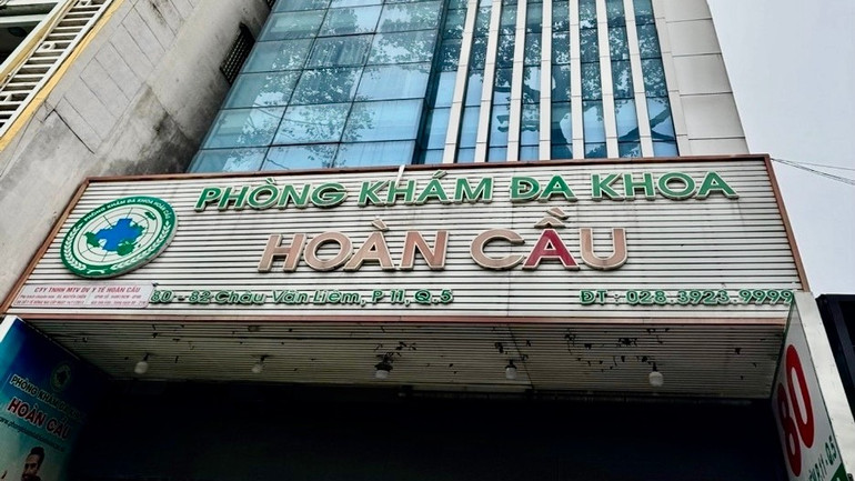 Phòng khám Hoàn Cầu bị phát hiện "vẽ bệnh, moi tiền" người bệnh. (Ảnh: SYT) img-2561.jpg