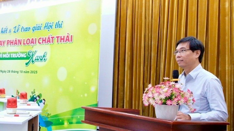 Tiến sĩ Vũ Xuân Đán, Phó Giám đốc Trung tâm Kiểm soát bệnh tật Thành phố Hồ Chí Minh phát biểu. img-3874.jpg