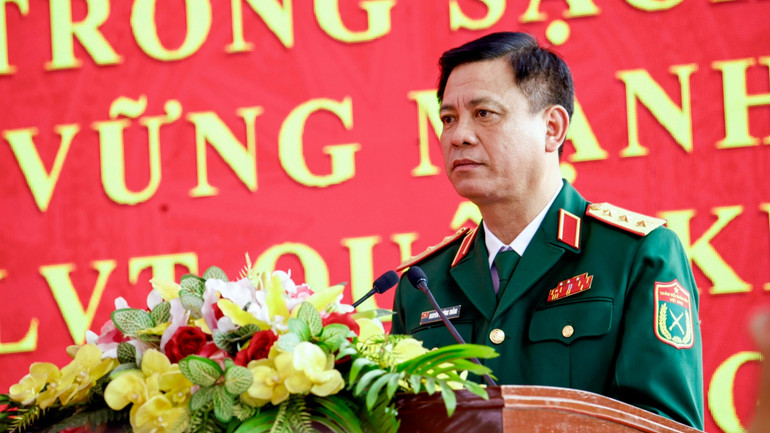 Thượng tướng Nguyễn Trường Thắng, Thứ trưởng Quốc phòng phát biểu. img-1763.jpg