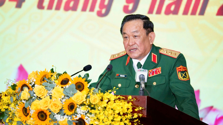 Thượng tướng Võ Minh Lương, Thứ trưởng Quốc phòng phát biểu. img-2628.jpg