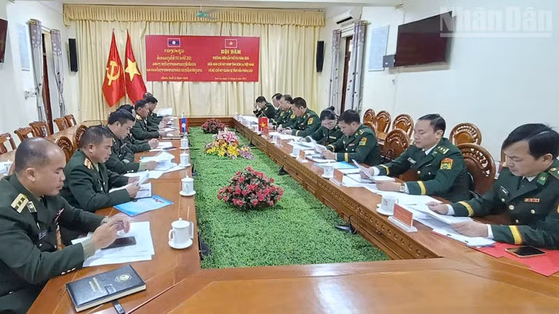 Quang cảnh buổi hội đàm.