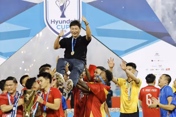 Đội tuyển bóng đá nam Việt Nam hai lần vô địch ASEAN Cup. (Ảnh: VFF)