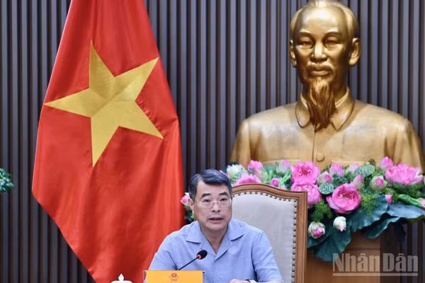 Thủ tướng Chính phủ Lê Minh Hưng chủ trì cuộc họp. (Ảnh: THANH GIANG)