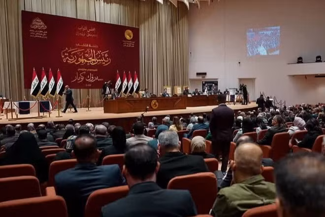 Quang cảnh một phiên họp Quốc hội Iraq, ở thủ đô Baghdad. (Ảnh: THX/TTXVN)
