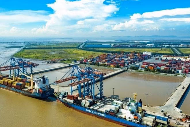 Việt Nam đã có tốc độ tăng trưởng xuất khẩu cao trong suốt thời kỳ Đổi mới từ 1986 đến nay, kể cả trong giai đoạn khó khăn của đại dịch Covid-19. (Ảnh: TTXVN)