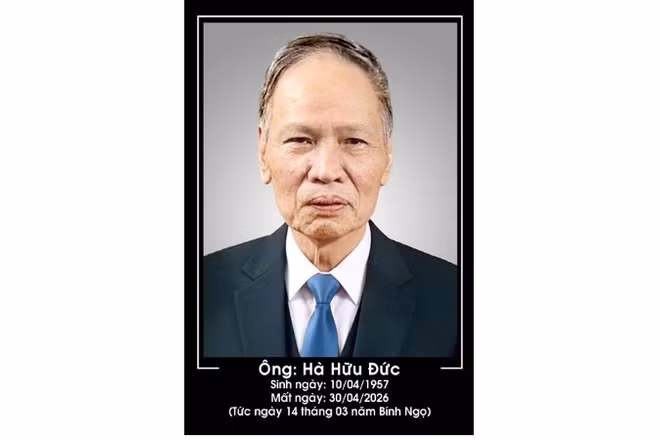 Nguyên Phó Vụ trưởng Vụ Nghiên cứu, Đào tạo nghiệp vụ Hà Hữu Đức từ trần