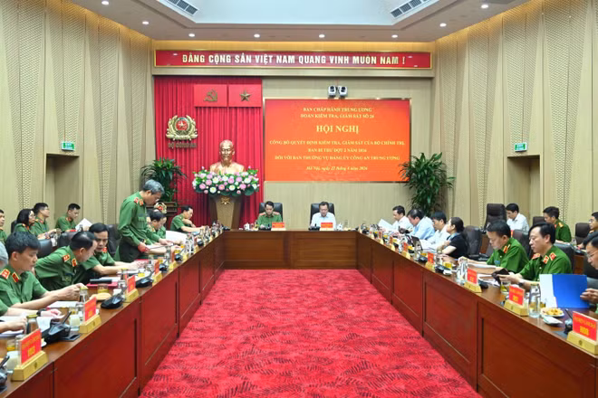 Các đại biểu dự Hội nghị. (Ảnh: bocongan.gov.vn)
