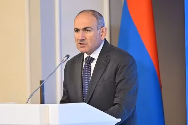 Thủ tướng Armenia Nikol Pashinyan. (Ảnh: THX/TTXVN)
