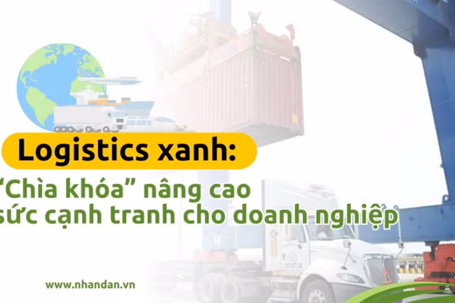 Logistics xanh: “Chìa khóa” nâng cao sức cạnh tranh cho doanh nghiệp
