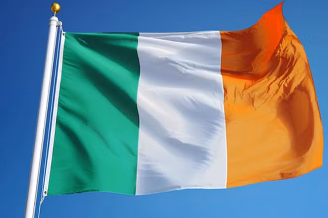 Quốc kỳ Ireland.