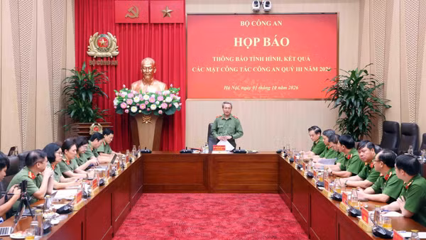 Toàn cảnh họp báo. (Ảnh: KIÊN PHẠM)