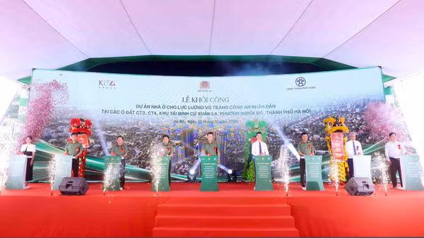Dự án được triển khai tại các ô đất CT03 và CT04 thuộc khu tái định cư Xuân La, phường Nghĩa Đô, Hà Nội. (Ảnh: KIÊN PHẠM)
