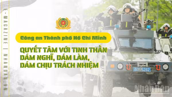 Công an Thành phố Hồ Chí Minh: Quyết tâm với tinh thần dám nghĩ, dám làm, dám chịu trách nhiệm 