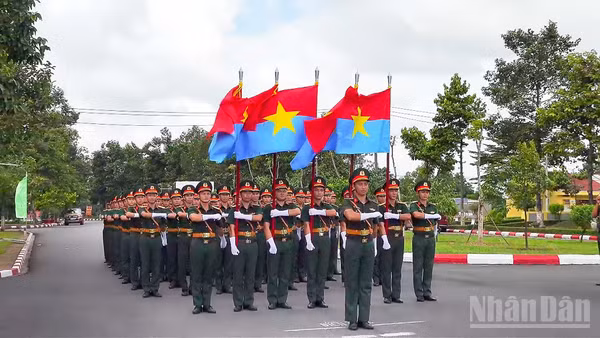 Những hình ảnh đẹp của khối quân đội tập luyện cho chương trình “Tổ quốc trong tim”.