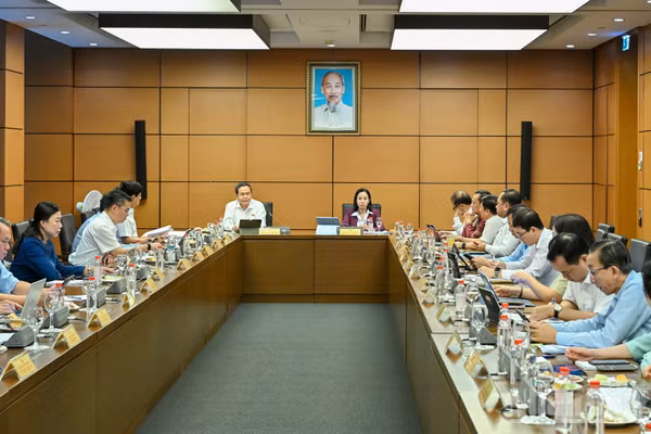 Đoàn Đại biểu Quốc hội Thành phố Hồ Chí Minh thảo luận tại tổ chiều 24/10. (Ảnh: THỦY NGUYÊN)