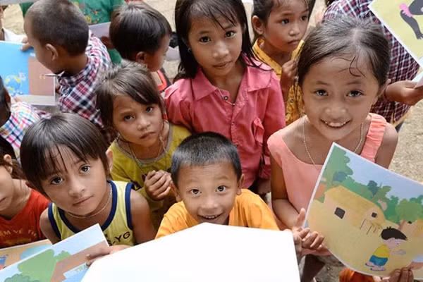 Các em nhỏ tại điểm trường Hát Khoang (xã Mường Mùn, huyện Tuần Giáo, tỉnh Điện Biên). (Ảnh minh họa: THỦY NGUYÊN)