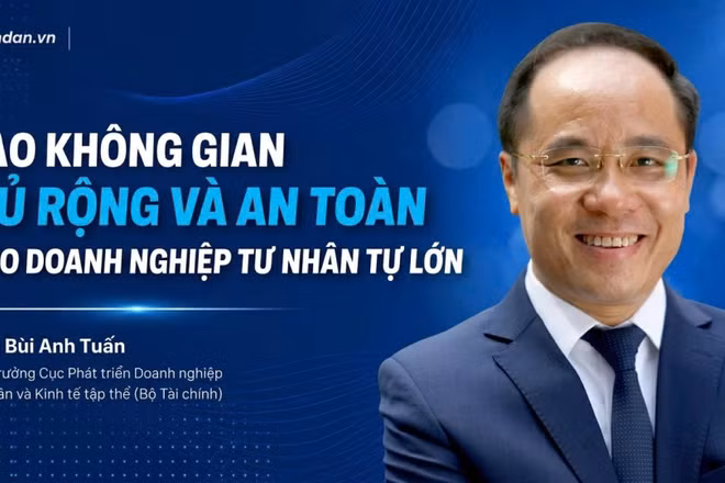 Tạo không gian đủ rộng, an toàn cho doanh nghiệp tư nhân phát triển. (Ảnh có sử dụng yếu tố AI)