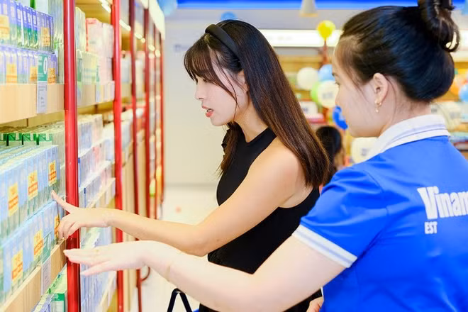Vinamilk giữ vững thị trường nội địa, đạt doanh thu cao nhất lịch sử. (Ảnh: Vi Nam)