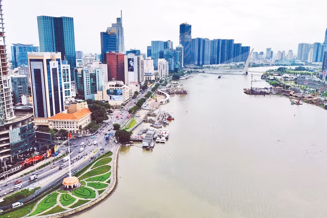 Một góc Thành phố Hồ Chí Minh hôm nay. (Ảnh: THẾ ANH)
