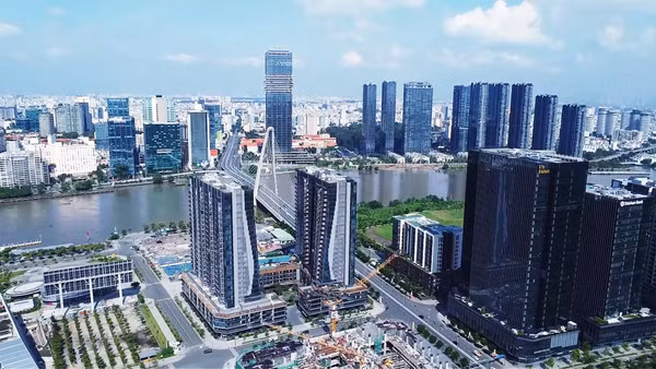 Trung tâm Tài chính quốc tế Việt Nam tại Thành phố Hồ Chí Minh là điểm đến kết nối dòng vốn chất lượng cao. (Ảnh: Tùng Anh)