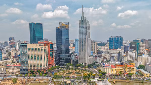 Thành phố Hồ Chí Minh vừa tăng hạng vị trí 67 thế giới về Chỉ số Trung tâm Tài chính toàn cầu. (Ảnh: TÙNG ANH)