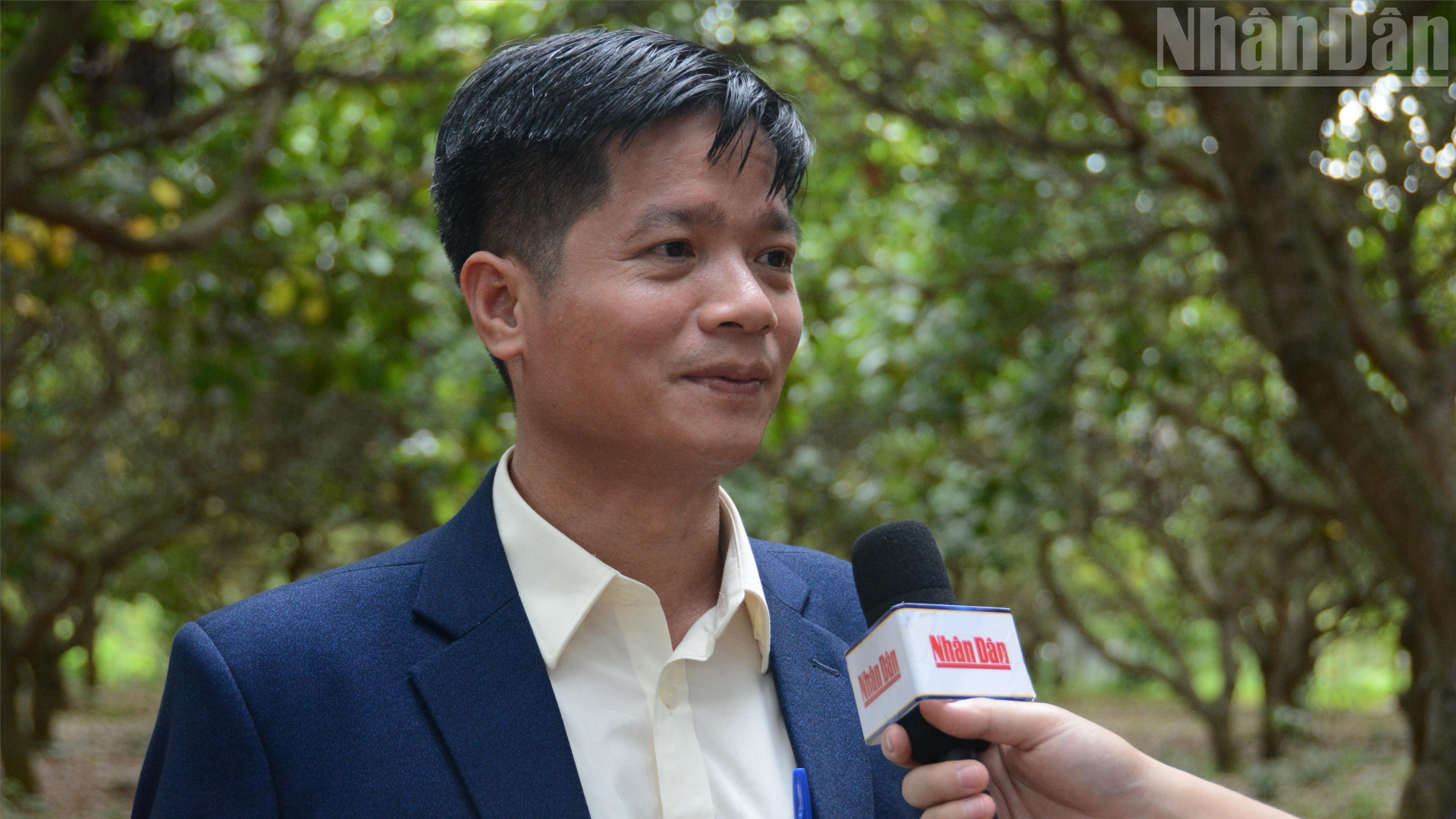Ông Đỗ Việt Phương, Trưởng Thương vụ Đại sứ quán Việt Nam tại Campuchia đánh giá tiềm năng hợp tác giữa Việt Nam và Campuchia còn rộng mở. (Ảnh: HUY VŨ) ndo_tr_thuong-vu-viet-nam.png