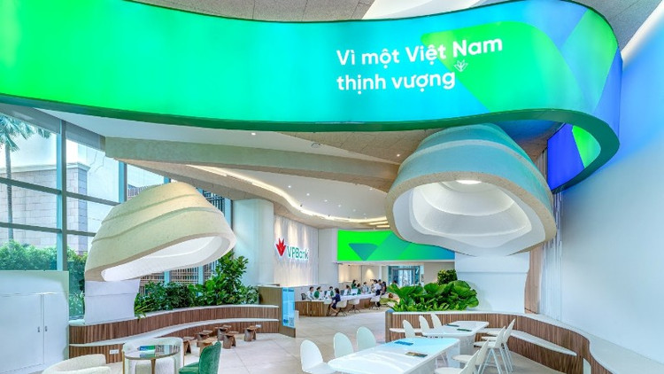 Phòng giao dịch của VPBank.