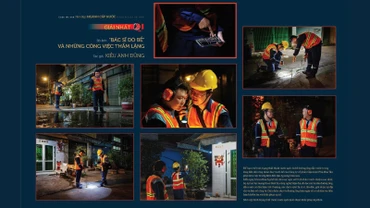 Bộ ảnh “Bác sĩ dò bể và những công việc thầm lặng” của tác giả Kiều Anh Dũng nhận giải Nhất.