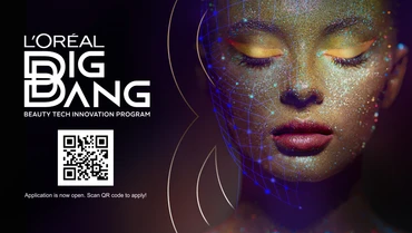 Biểu trưng cuộc thi công nghệ làm đẹp của Tập đoàn L’Oréal.