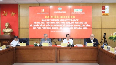  Hội thảo là diễn đàn chia sẻ kinh nghiệm và đề xuất giải pháp thực hiện Nghị quyết 57-NQ/TW.