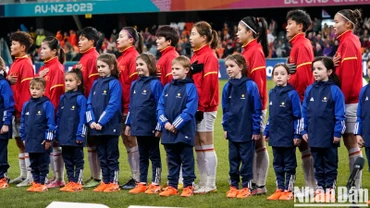 Đội tuyển nữ Việt Nam lần đầu dự World Cup nữ 2023 diễn ra tại Australia và New Zealand. (Ảnh: ĐỖ ĐẠT)