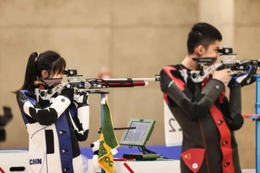 Hai Vận động viên Sheng Lihao và Huang Yutin. (Nguồn: China Daily)