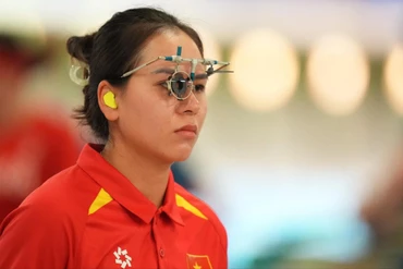 Trịnh Thu Vinh xuất sắc vào chung kết khi nằm trong Top 4 vòng loại. (Ảnh: Reuters)
