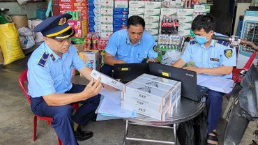 Lực lượng quản lý thị trường tỉnh Phú Yên xử lý vi phạm liên quan đến thuốc lá