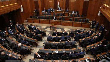 Quang cảnh một phiên họp Quốc hội Liban bầu Tổng thống tại Beirut. (Ảnh: AFP/TTXVN)